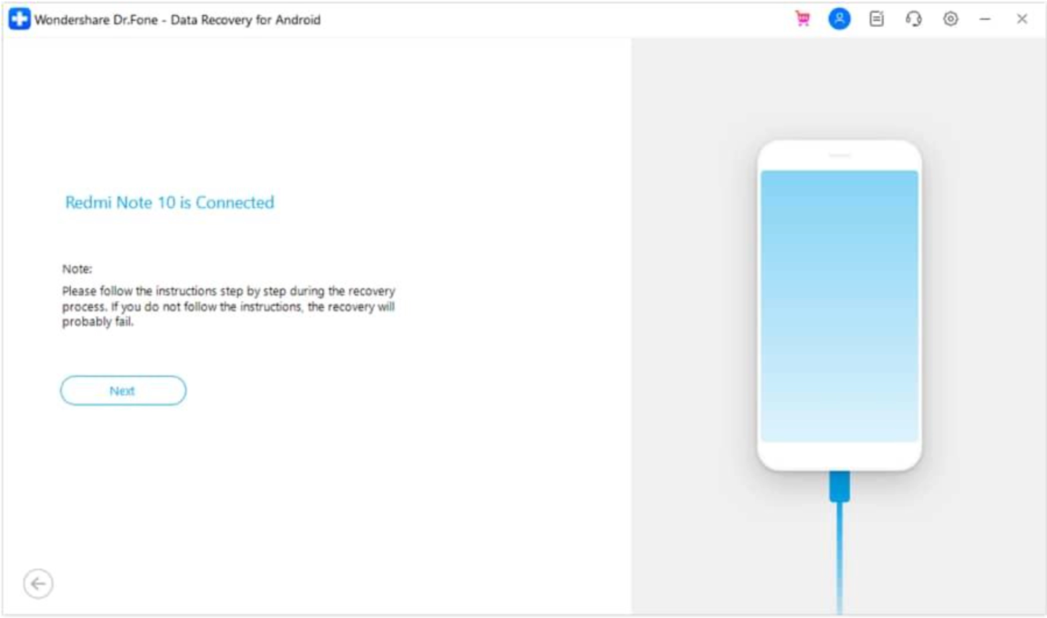 connect android device