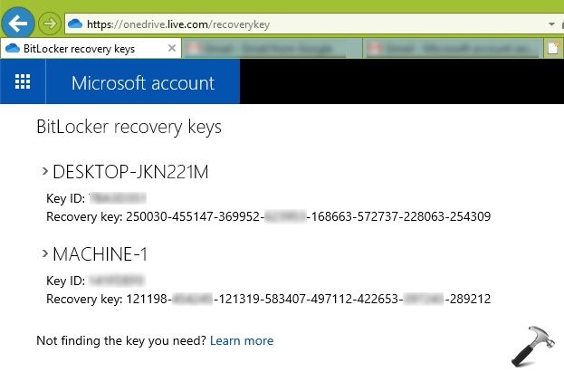 How To Get BitLocker Recovery Key From Command Line
