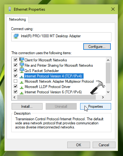 How to change DNS server in Windows