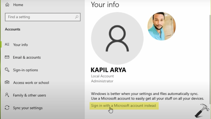 i changed my microsoft account password now windows requires login