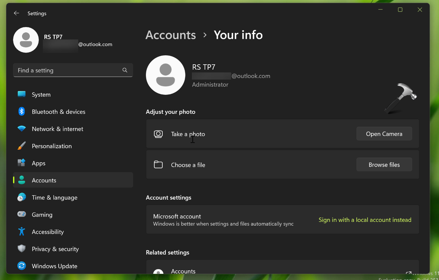 Change Microsoft Account In Windows