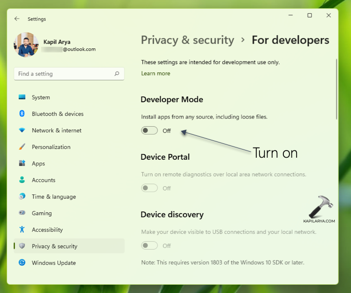 how-to-enable-developer-mode-in-windows-11-pirated-land