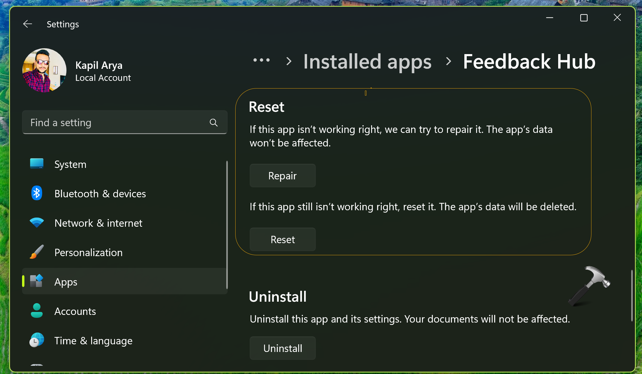 Fix: Feedback hub not working in Windows 11