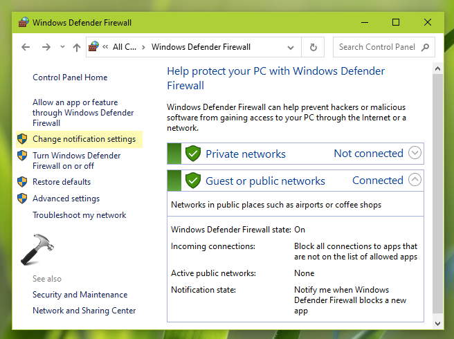 Windows Firewall Notifier 2.6 Beta instal the new for android