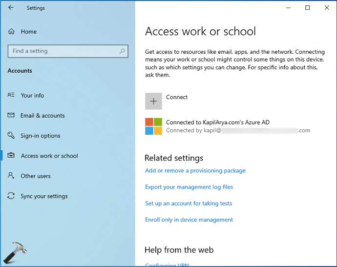 How To Join Windows 10 To Azure AD