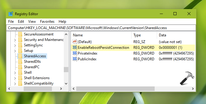 Fix: Internet Connection Sharing Not Working In Windows 10