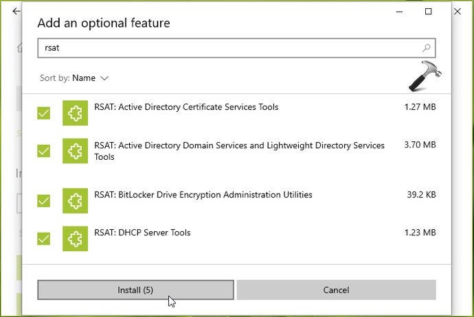 How To Install RSAT Tools On Windows 10 V1809 Or Later