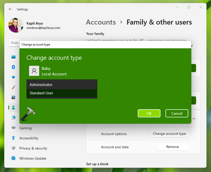 How To Create A Local Account In Windows 11