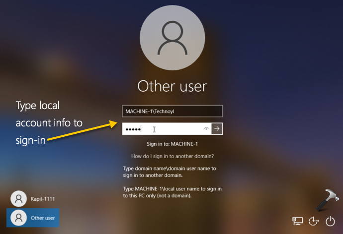 how to add another local account windows 10