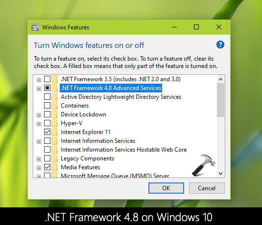 .net framework 4.8 download for windows 10