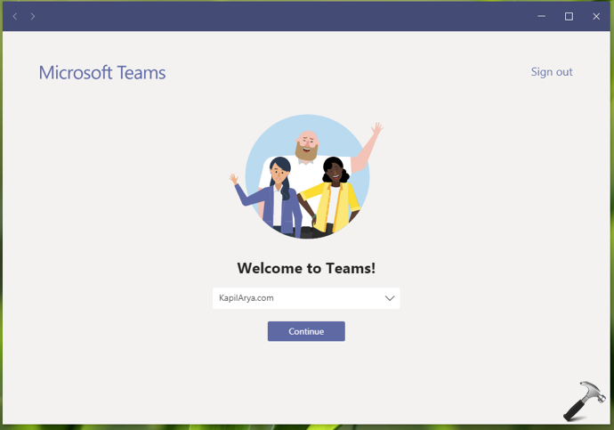 You're not on Teams yet, but you can set it up for your organization