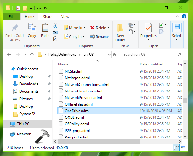 onedrive sync client update gpo
