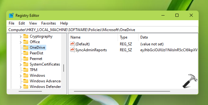 onedrive sync client registry onedrive sync client registry