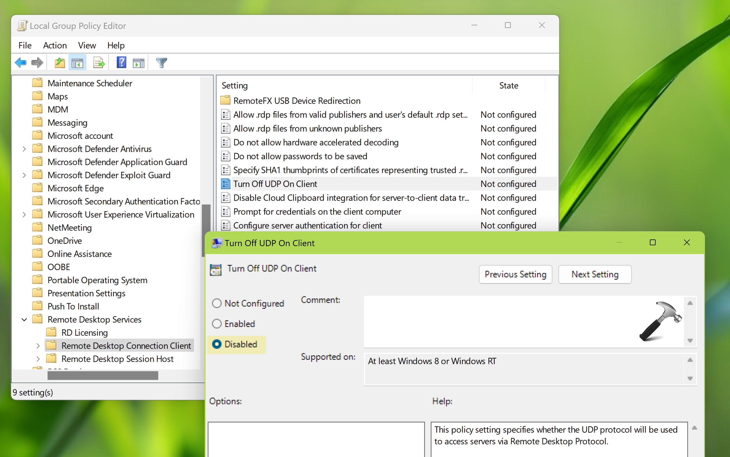 Fix RDP Not Working After Windows 11 22H2 Update