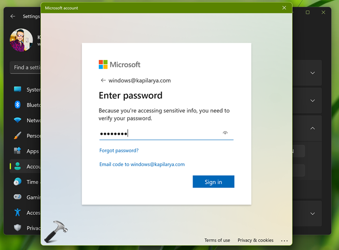 How to reset PIN in Windows 11