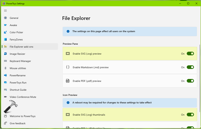 Show SVG file preview in Windows 11