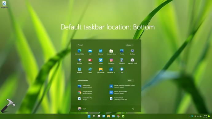 How To Move Taskbar In Windows 11 Change Taskbar Location Momcute - Vrogue