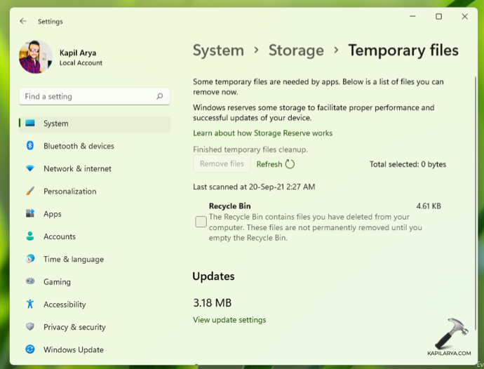 How To Remove Temporary Files In Windows 11