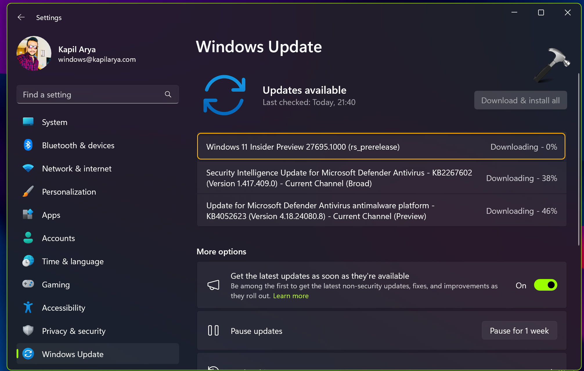 windows 11 insider preview build 27695 iso