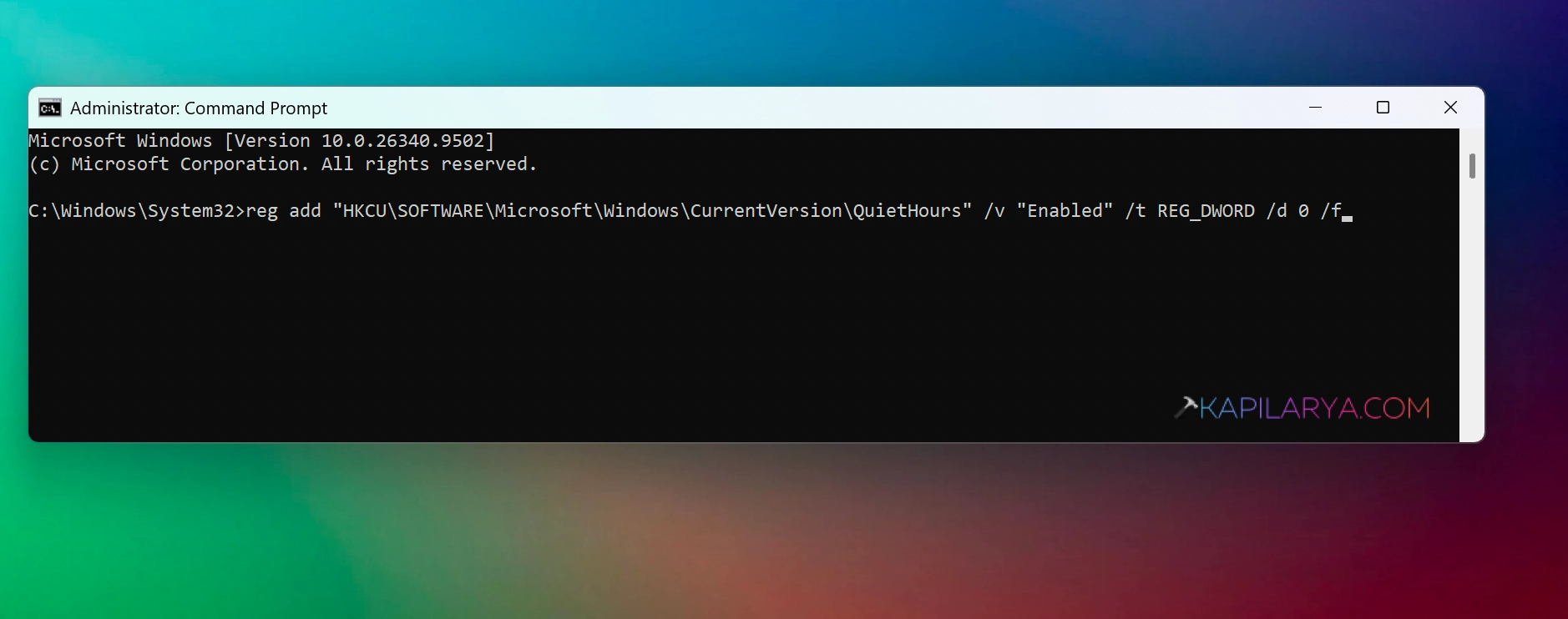 Using Command Prompt