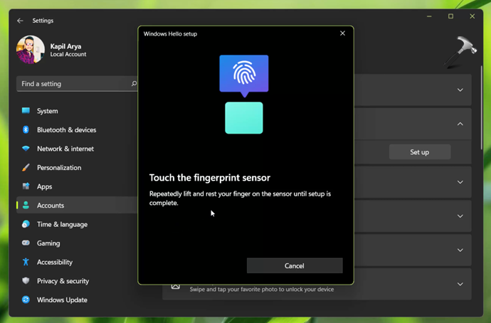 How To Setup Fingerprint Login In Windows 11 Vrogue - vrogue.co