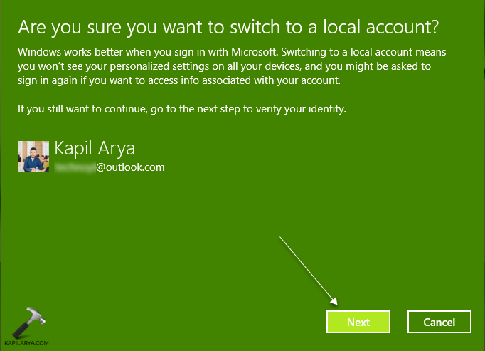 How To Switch Microsoft Account To Local Account On Windows 11