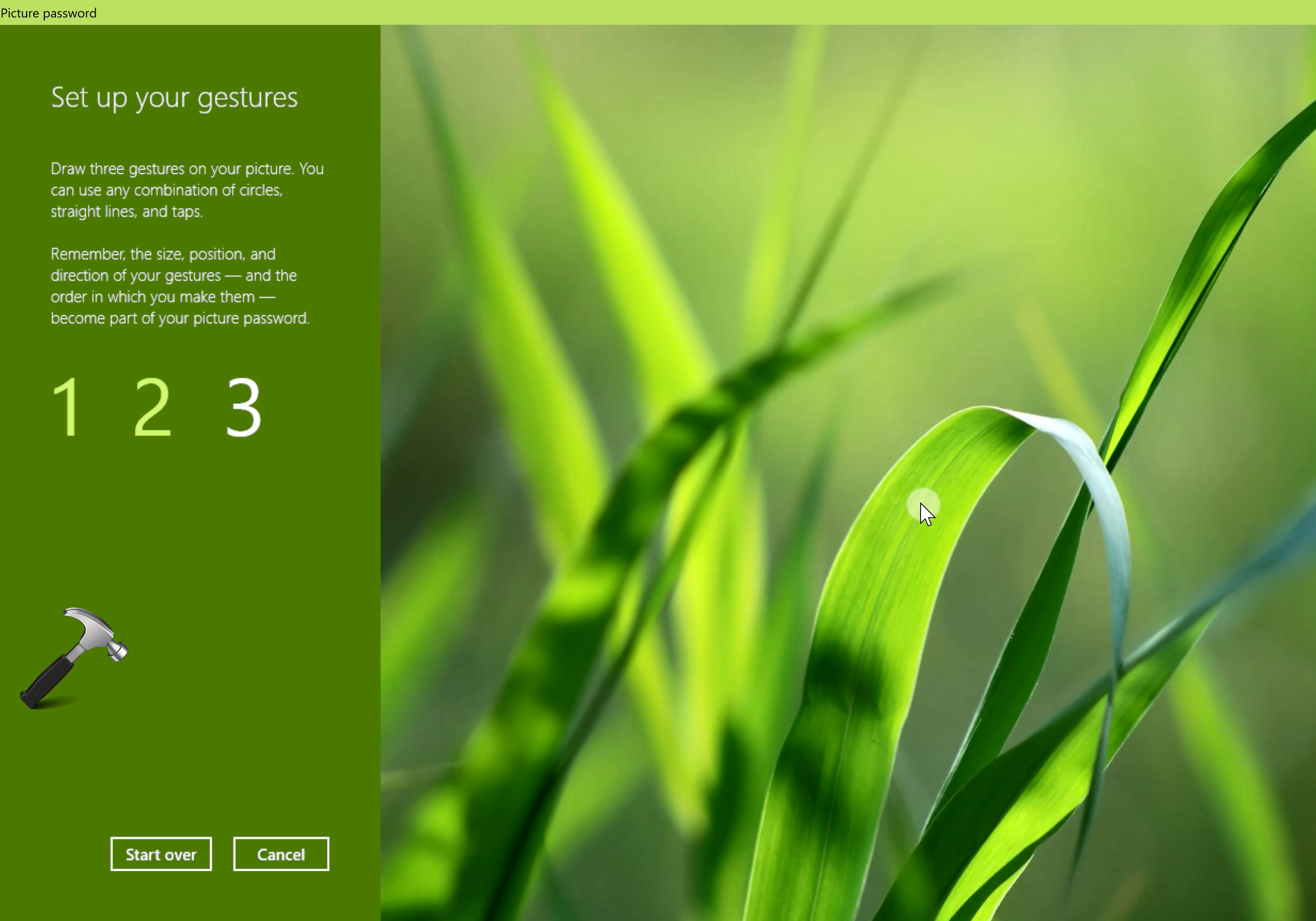 How to setup Picture Password in Windows 11