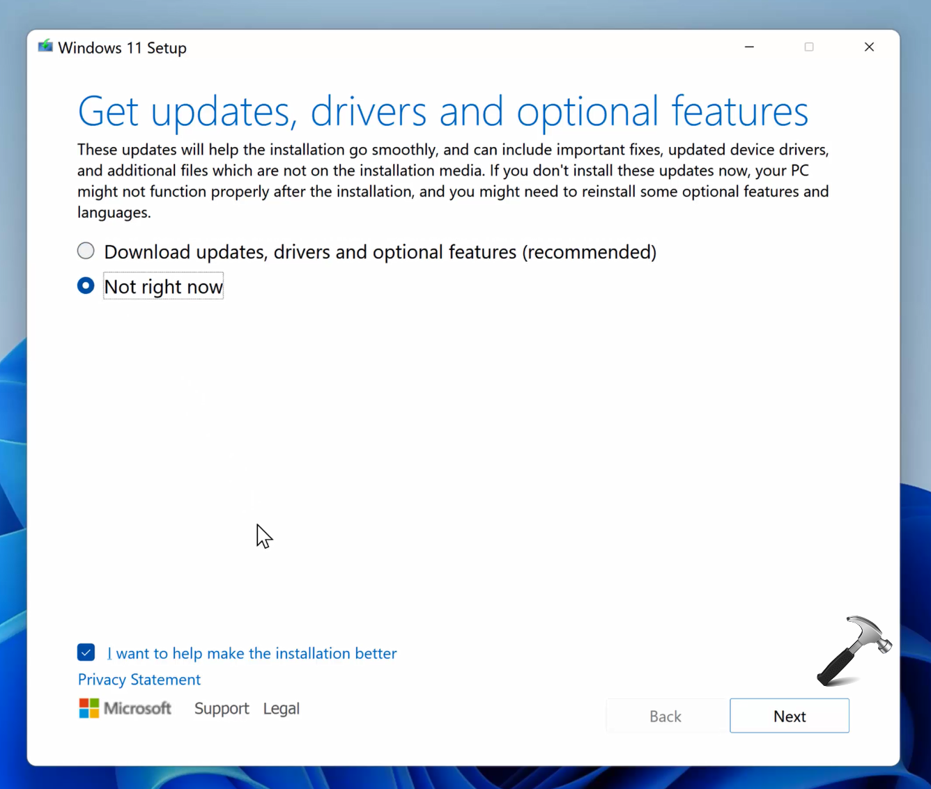 How to perform repair upgrade in Windows 11