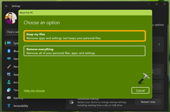 How to reset Windows 11 without losing your data
