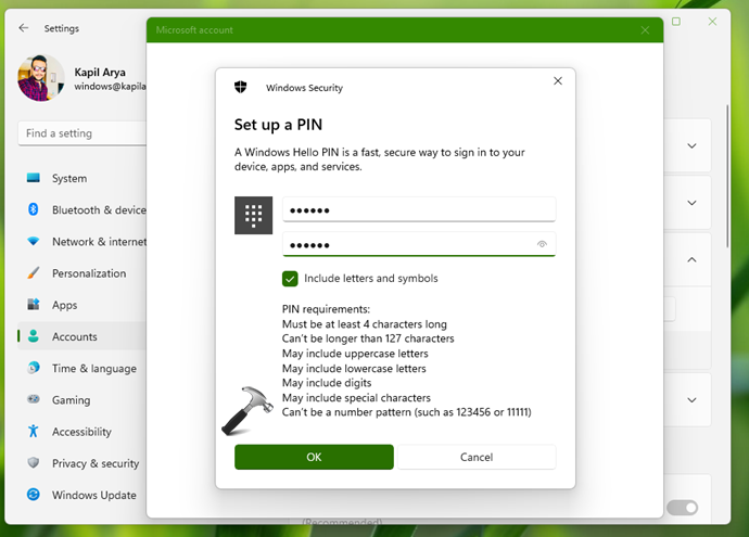 Comment configurer le code PIN dans Windows 11