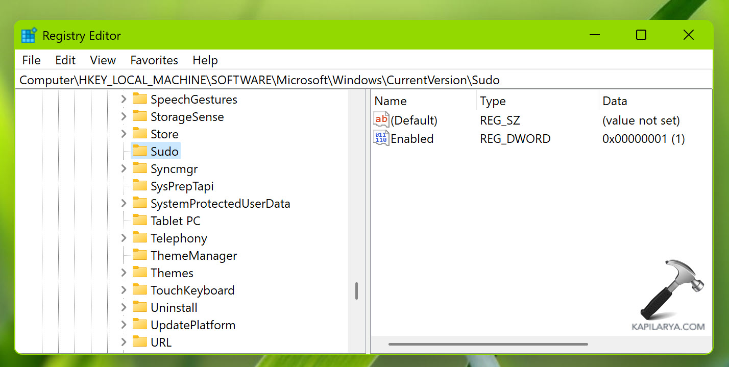 How To Enable Sudo Command In Windows 11