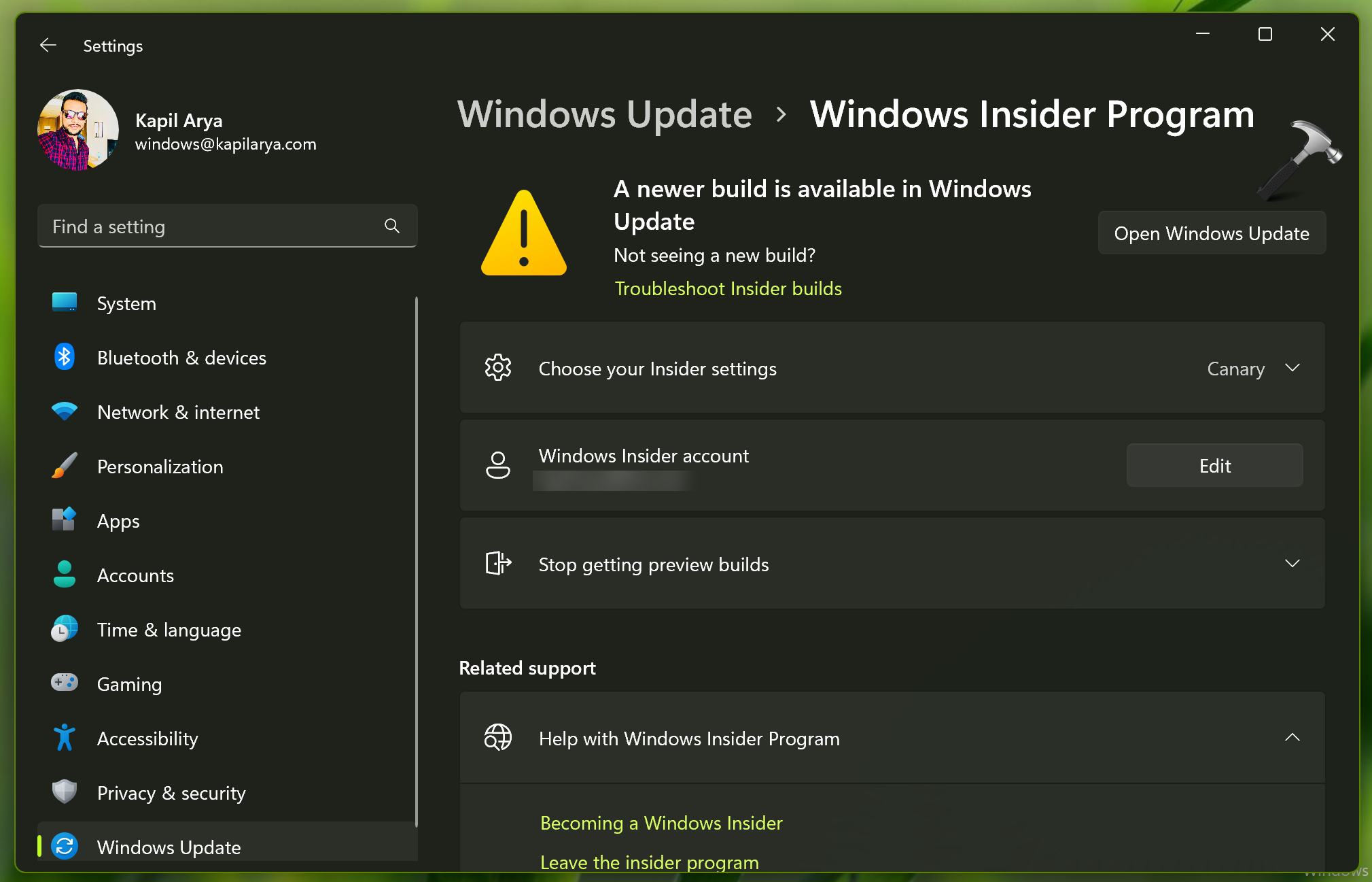 Fix: Windows Insider not seeing new build