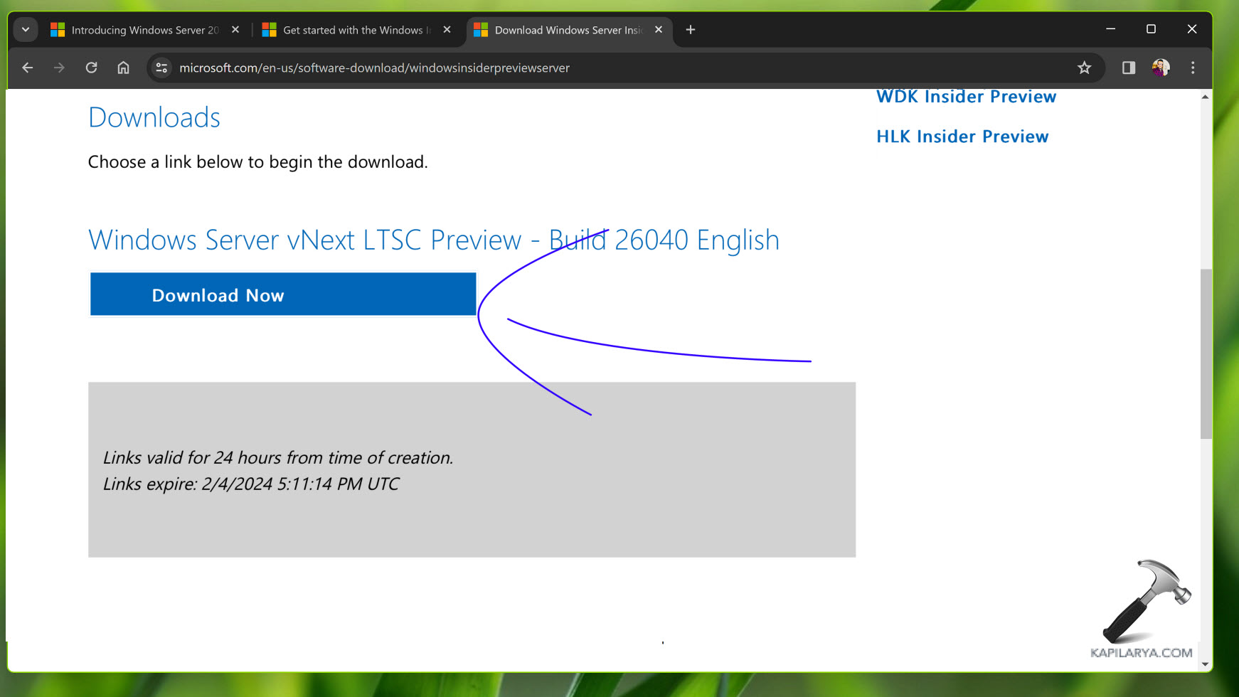 How to download Windows Server 2025 ISO file