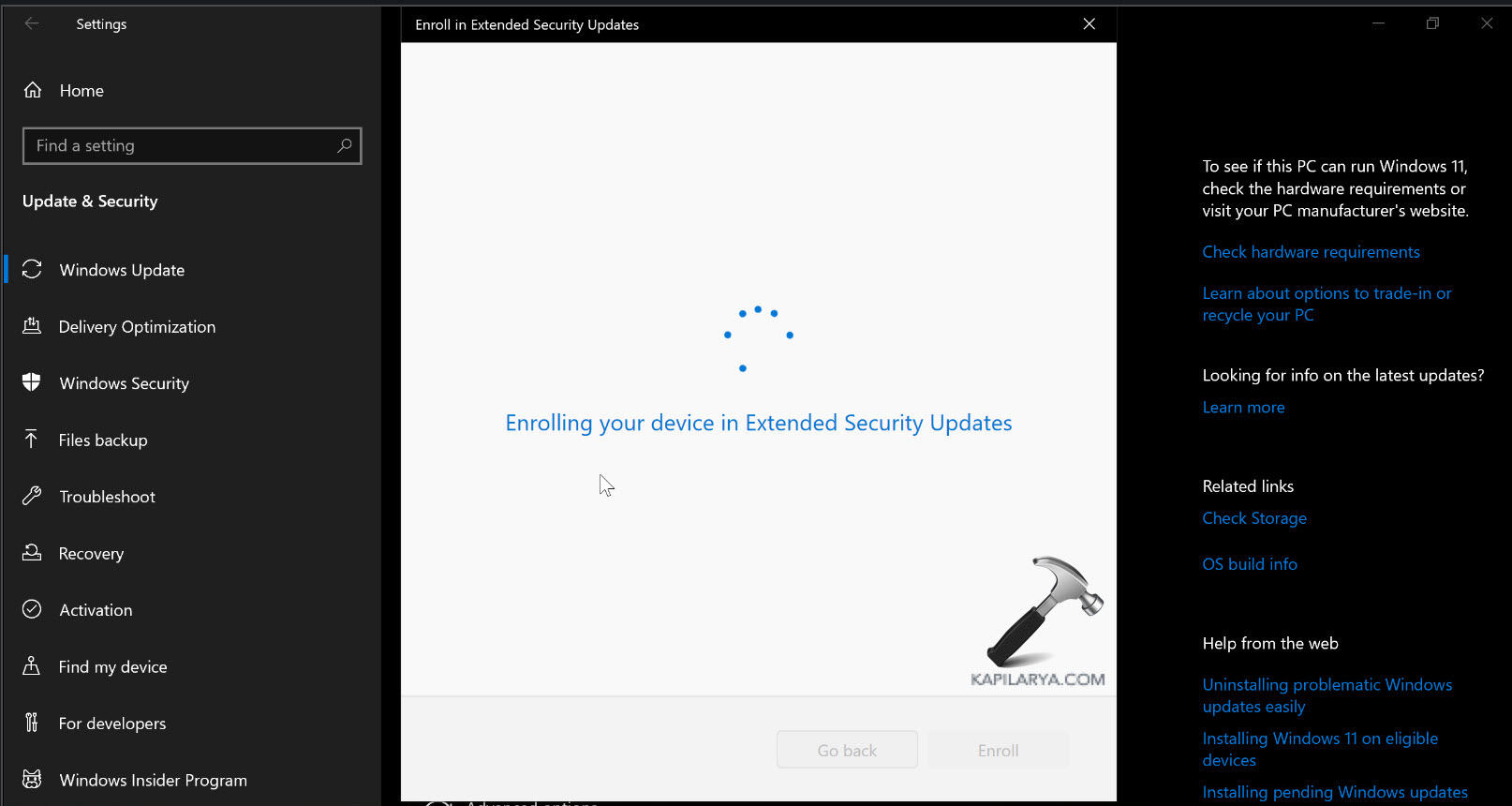  I want to help make the installation better