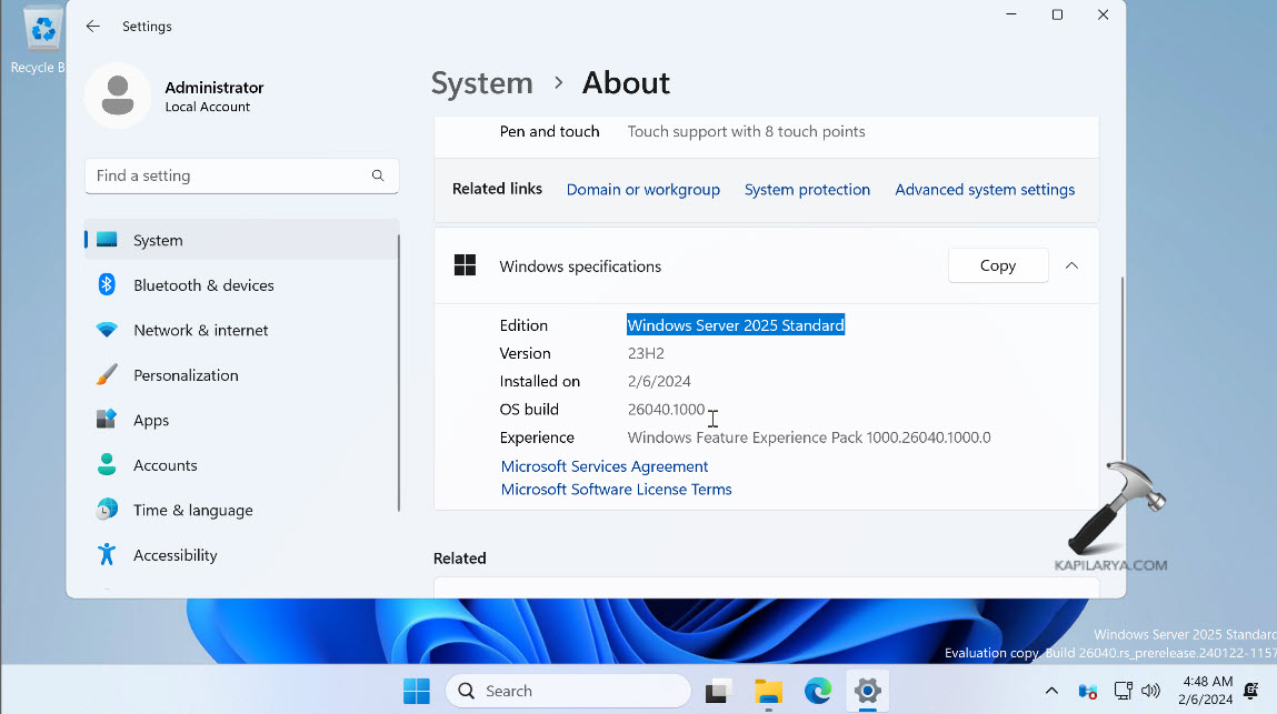 How to install Windows Server 2025 Preview Build