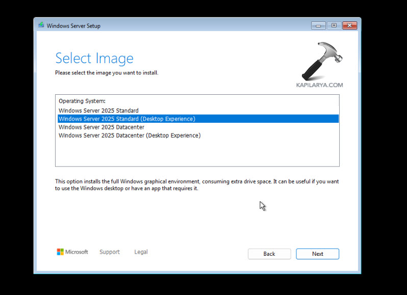 How to install Windows Server 2025 Preview Build